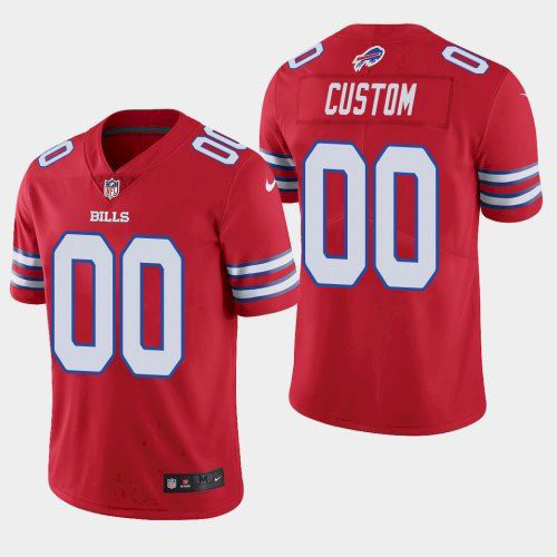 Men's Buffalo Bills ACTIVE PLAYER Custom Red Vapor Untouchable Limited Stitched Jersey Men's Buffalo Bills ACTIVE PLAYER Custom Red Vapor Untouchable Limited Stitched Jersey